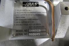 Haas HA5C Programmable Rotary Table with Pneumatic Collet Closer, Brushless Sigma 1 Drive - Like NEW Condition