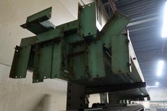 Cantilever Style Stock Rack with Contents of Material and Pallet Racking