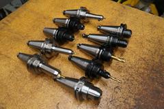 End Mill Style Cat 40 Tool Holders, (10)