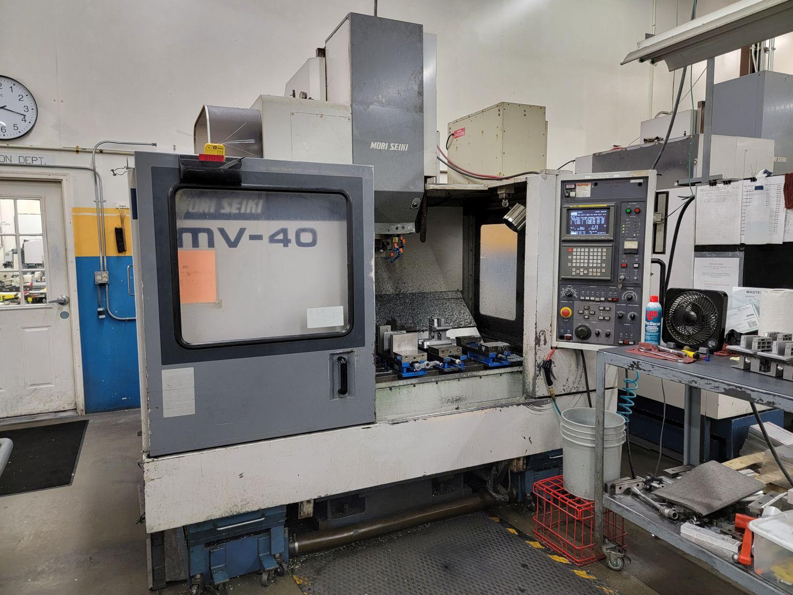 Machines Used | Mori Seiki MV-40 CNC 3-Axis Vertical Machining