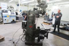 Bridgeport Series 1 CNC Vertical Mill with Prototrak MX2 2-Axis CNC Control, 3 Axis DRO, Variable Speed Spindle