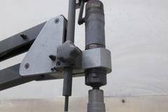 Flex Arm Pneumatic Tapping Machine with Maple Top Work Bench as Shown