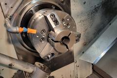 Haas DS-30Y CNC Multi-Axis Turning Center with Sub-Spindle, Haas Magazine Barfeeder, Y-Axis, High Torque Live Milling Turret,  Parts Catcher, High Pressure Coolant, Chip Conveyor.