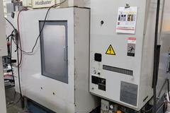 Mori Seiki MV-40 CNC 3-Axis Vertical Machining Center with 20 Station Twin Arm Tool Changer, CT-40 8000 RPM Spindle, Coolant System, Mist Buster