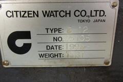 Citizen B12 Type VI CNC Swiss Type Automatic with Live Milling, and Iemca CH 112 Bar Feeder, 