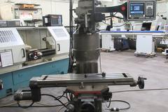Bridgeport Series 1 CNC Vertical Mill with Prototrak MX2 2-Axis CNC Control, 3 Axis DRO, Variable Speed Spindle