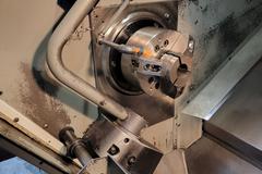 Haas DS-30Y CNC Multi-Axis Turning Center with Sub-Spindle, Haas Magazine Barfeeder, Y-Axis, High Torque Live Milling Turret,  Parts Catcher, High Pressure Coolant, Chip Conveyor.