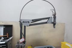 Flex Arm Pneumatic Tapping Machine with Maple Top Work Bench as Shown