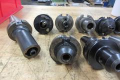CAT 40 Taper Tool Holders, Various Types, (11 pcs) No Retention Knobs