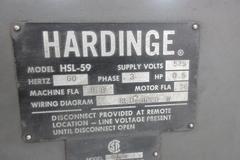 Hardinge HSL-59 Speed Lathe with Lever Collet Closer and Base