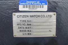 Citizen M20 CNC Swiss Type Automatic Screw Machine with Cincom CNC Control, Mist Collector, and Spego Turnamic Barfeed