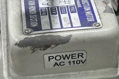 Bench-Top Surface Grinder with Work Light and Stand.