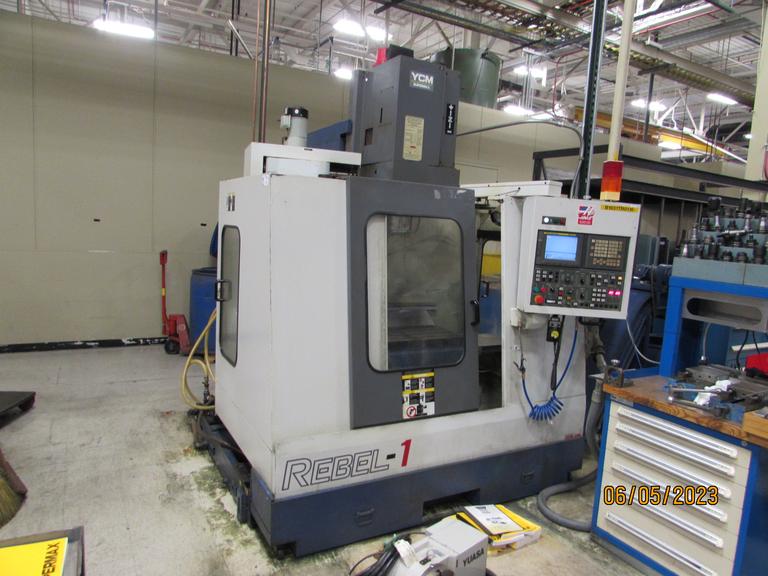 YCM Supermax V65A Rebel1 4-Axis CNC Vertical Machining Center with Yuasa 8.5" Rotary Table 