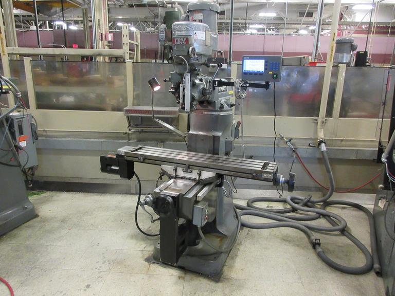 Bridgeport Series I Vertical Milling Machine with Acu-Rite 3 Axis DRO