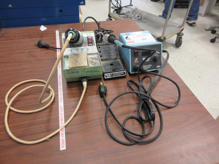 Weller Soldering Stations, (2): (1) EC2002M, (1) TC202