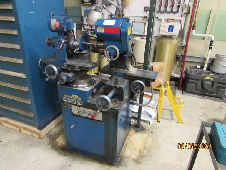 Cincinnati Monoset Tool & Cutter Grinder, Cabinet Base, Work Light