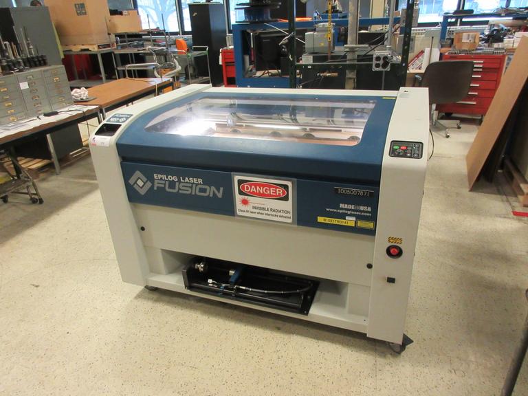 Epilog Laser Fusion 13000 40 x 28 Marking and Cutting Laser with Rotary C-Axis, Fume Extractor, Down Draft Table