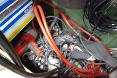 Power and Pneumatic Tools with Cabinet: Drills, Impact Wrench, Saw, Sanders, Pneumatic Router and More