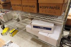 Machines Used | Rolling Wire Rack with (4) Tiers and Contents of Paper ...