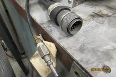 Haas HRT-A6 Programmable Rotary Table with 16C Pneumatic Collet Closer,  Brush Drive Motor, Cables and Connectors