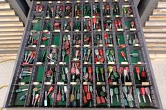 Machines Used | Inch Plug Gages in 12 drawer Vidmar Cabinet, .255-.549