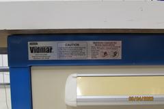 Stanley Vidmar Cabinet Base Work Bench with Upper Shelf and Formica Top with Assorted Contents & Vent Arm