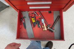 Kennedy Rolling Tool Cabinet -7 Drawers and Contents