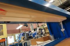 Stanley Vidmar Cabinet Base Work Bench with Maple Top, Work Light & Power Strip 