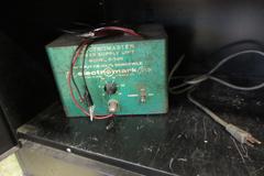 2-Door Metal Cabinet with Multi-Drawer Organizer and Contents of Small Parts, Work Holding, Triple Beam Balance and More