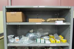 Steel Shelving with Fasteners and hardware