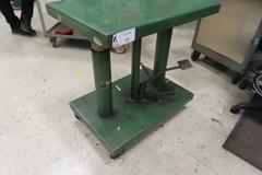 Machines Used | Lexco HT-500-FR Portable Hydraulic Lift Table, 500lb ...