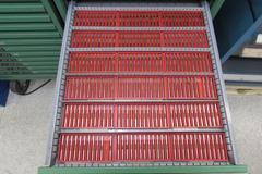 Deltronic Portable Pin Gauge Cabinet with Pin / Plug Gauges