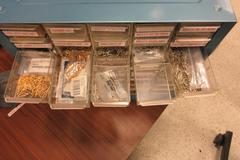 Hundreds of Assorted Connectors with Organizer