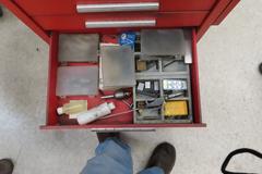 Kennedy Rolling Tool Cabinet -7 Drawers and Contents