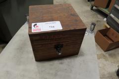 Taft Pierce Double Side Narrow Wheel Dresser in Wood Case