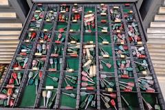 Machines Used | Inch Plug Gages in 12 drawer Vidmar Cabinet, .255-.549