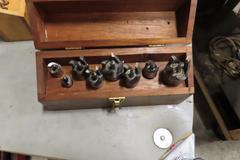 Machines Used | Rotobore Cutters, Straight Shank, in Wood Divider Boxes(4)