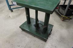 Machines Used | Lexco HT-500-FR Portable Hydraulic Lift Table, 500lb ...