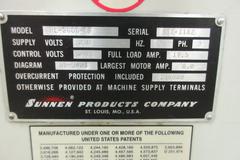 Sunnen ML-2000 Precision Honing Machine, Horizontal, Automatic Stroke