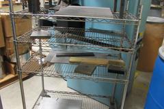 Machines Used | Metro Rack Cart, 4 Shelves,