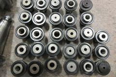 Tapping Type Cat 40 Tool Holders (7) with Tap Collets