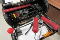 Banding Cart with 5/8" Metal Banding Material, Tools and Seals