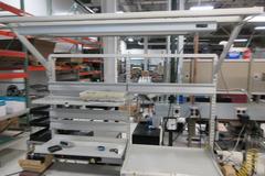 Power Adjustable Work Bench with Power Supply, Light and More