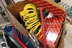 Large Lot of Pneumatic Drivers, Electric Drivers with Power Supplies and More.