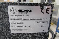 Hexagon Global Performance 7.10.7 Direct Computer Controlled Coordinate Measuring Machine (CMM)