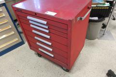 Kennedy Rolling Tool Chest with 7-Drawers and Misc Contents