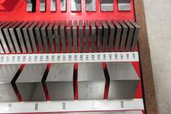Starrett Webber Square Gage Block Set, .050" to 4" with Case