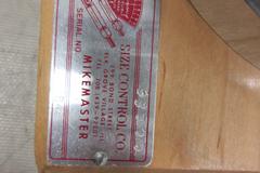 Size Control MikeMaster Master Micrometer Standard.  1/2" to 6" by 1/2"