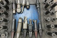 CV 50 Taper Tool Milling Holders With Miscellaneous Tooling, 35 pcs.