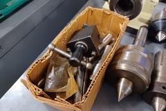 Miscellaneous Machine Shop Items, Centers, 5C Closer, Radius Cutters